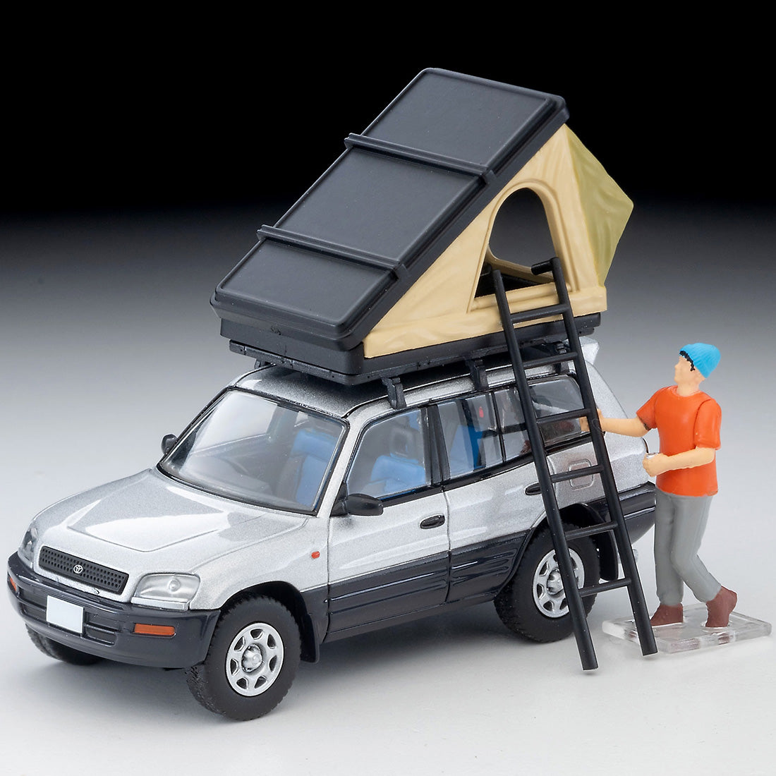 Tomica 334422 LV-N354c Toyota RAV4J V with roof tent 1:64