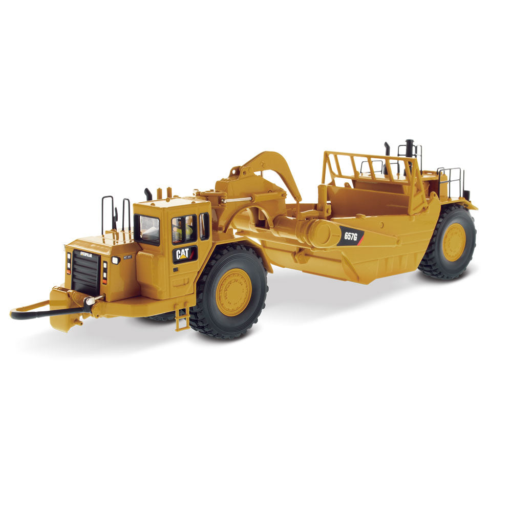 ＣＡＴ　657Ｇ　WHEEL TRACTOR SCRAPER 1/50 Diecast Masters 85175c Cat 657G Wheel Scraper 1:50 – DieCastEurope