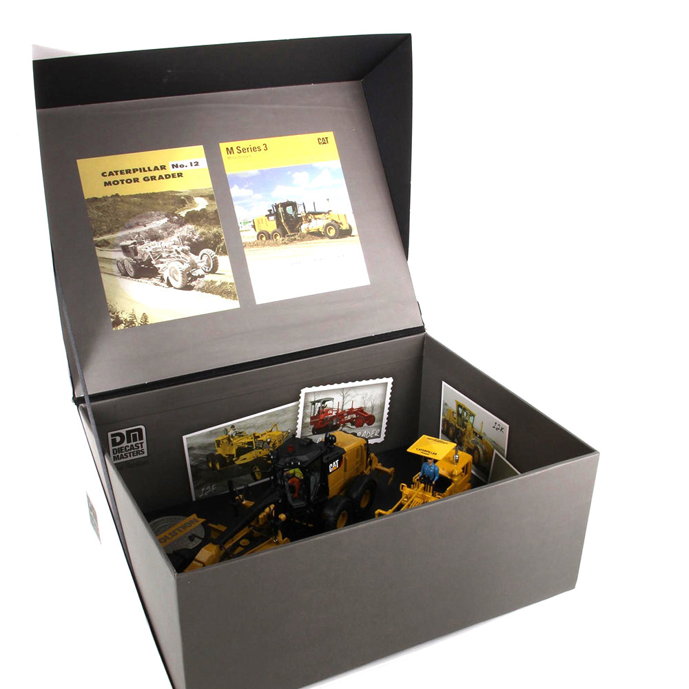 Diecast Masters 85560 Cat Road Grader No.12 & 12M3 Set