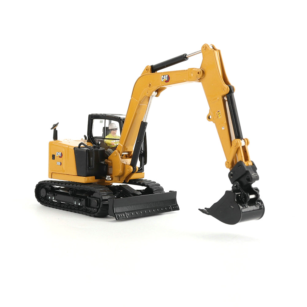 Diecast Masters 85596 Cat 308 CR Mini Hydraulic Excavator Next
