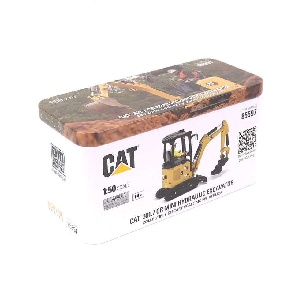 Diecast Masters 85597 Cat 301.7 CR Mini Hydraulic Excavator Next