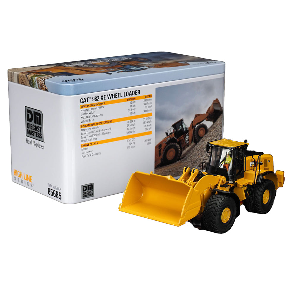 Diecast Masters 85685 Cat 982 XE Wheel Loader 1:50 – DieCastEurope