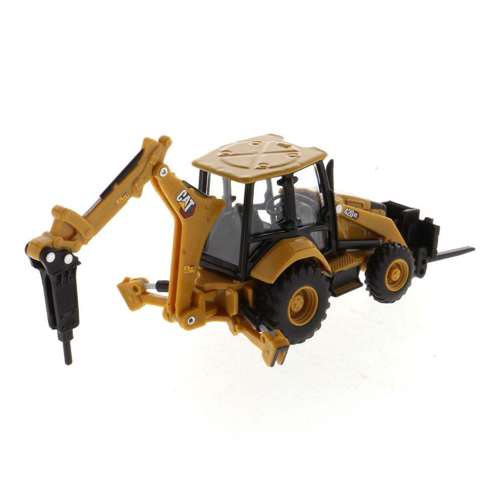 Diecast Masters 85765 Cat 420 XE Side Loader with Tools 1:64
