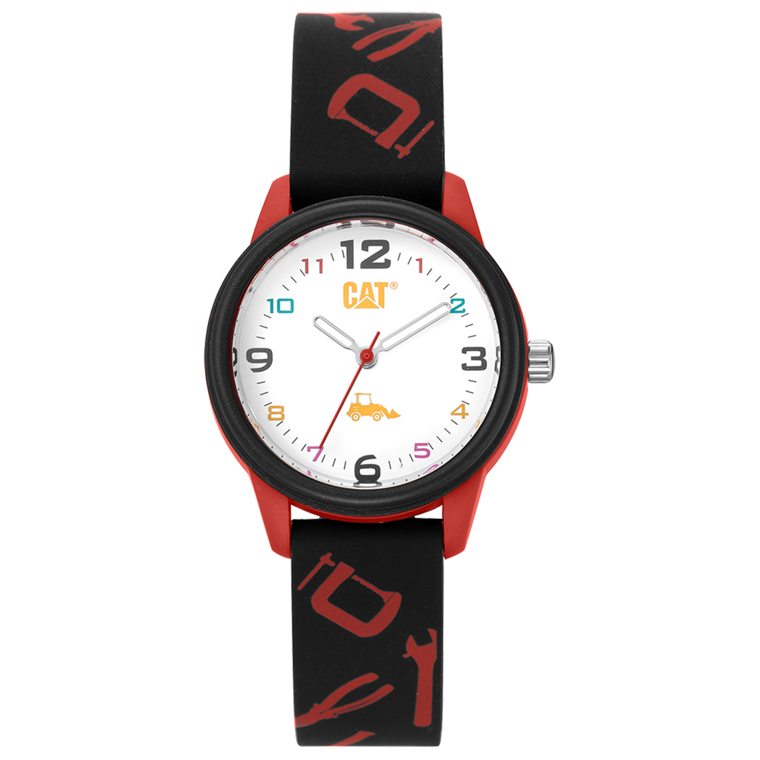 Armbanduhr Kids rot-schwarz