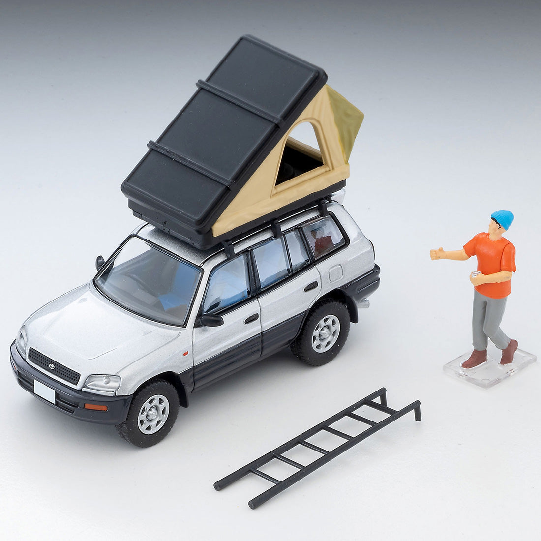 Tomica 334422 LV-N354c Toyota RAV4J V with roof tent 1:64