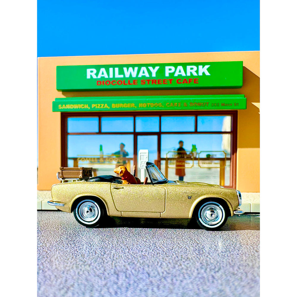 Tomica Limited Vintage Neo #CarSnap 27a Cafe Terrasse 2 mit Honda S800 1:64
