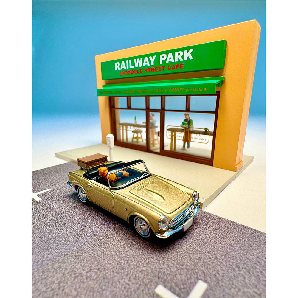 
                  
                    Tomica Limited Vintage Neo #CarSnap 27a Cafe Terrasse 2 mit Honda S800 1:64
                  
                