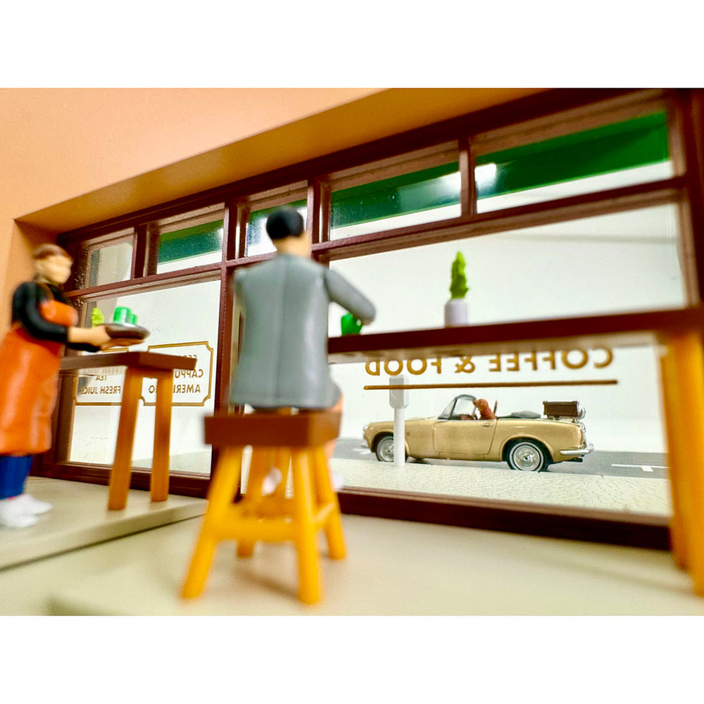 
                  
                    Tomica Limited Vintage Neo #CarSnap 27a Cafe Terrasse 2 mit Honda S800 1:64
                  
                