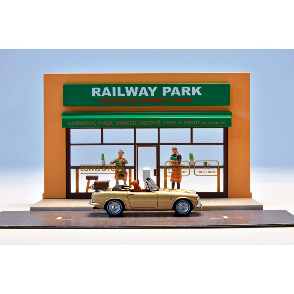 
                  
                    Tomica Limited Vintage Neo #CarSnap 27a Cafe Terrasse 2 mit Honda S800 1:64
                  
                
