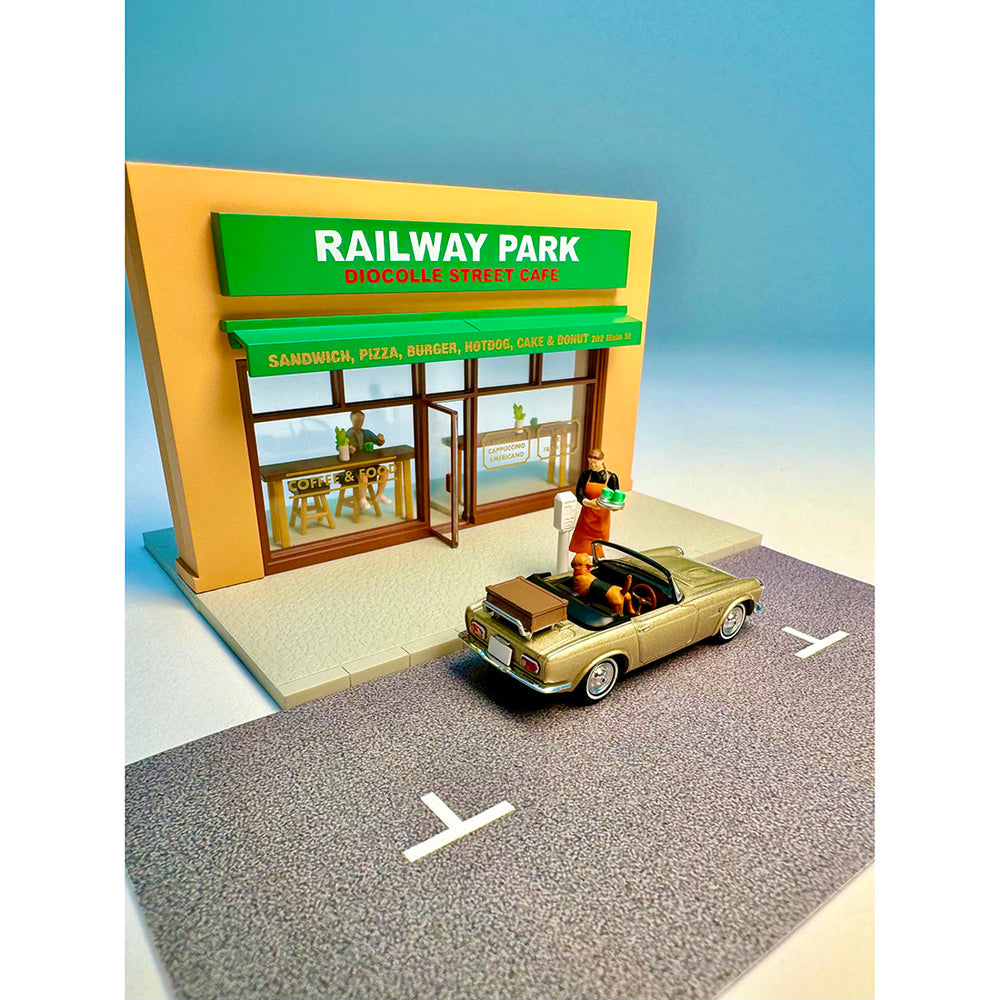 
                  
                    Tomica Limited Vintage Neo #CarSnap 27a Cafe Terrasse 2 mit Honda S800 1:64
                  
                