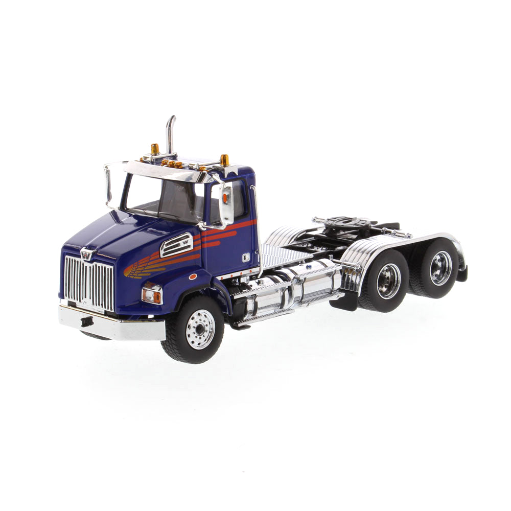 Diecast Masters 71039 lkw western star 4700 sb tandem truck blau 1:50 1