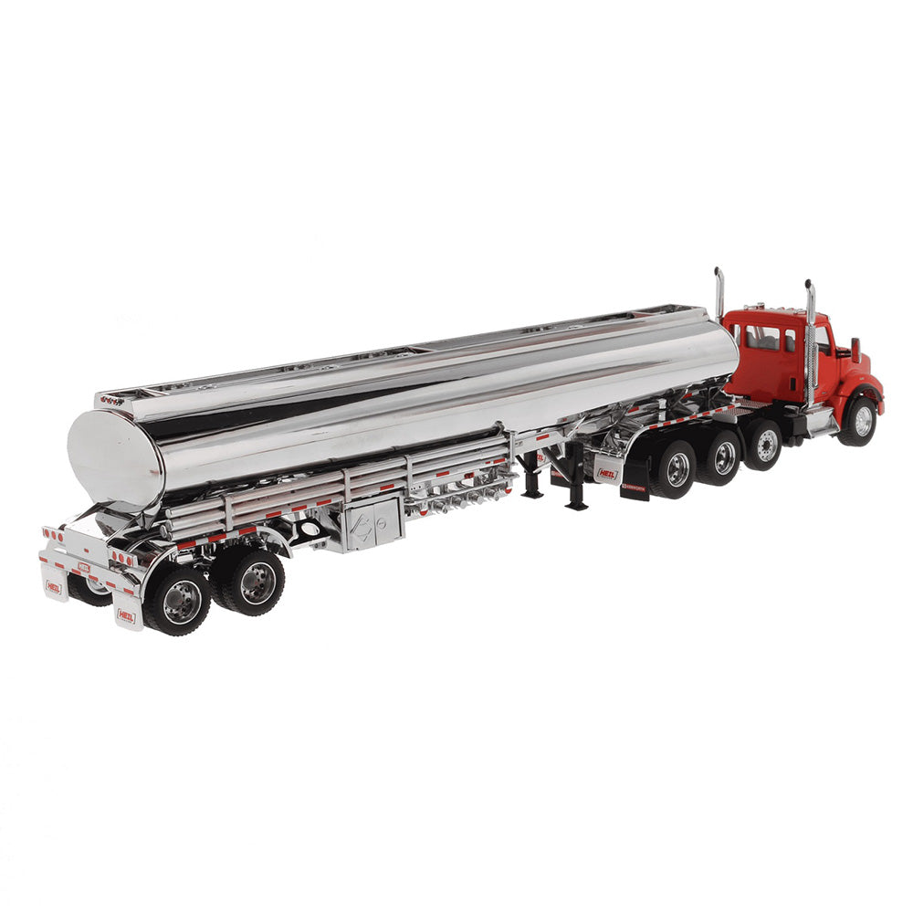 Diecast Masters 71102 lkw kenworth t880 sbfa day cab pusher axle w heil fleet duty fd9300d t c4 tank trailer 1:50 2