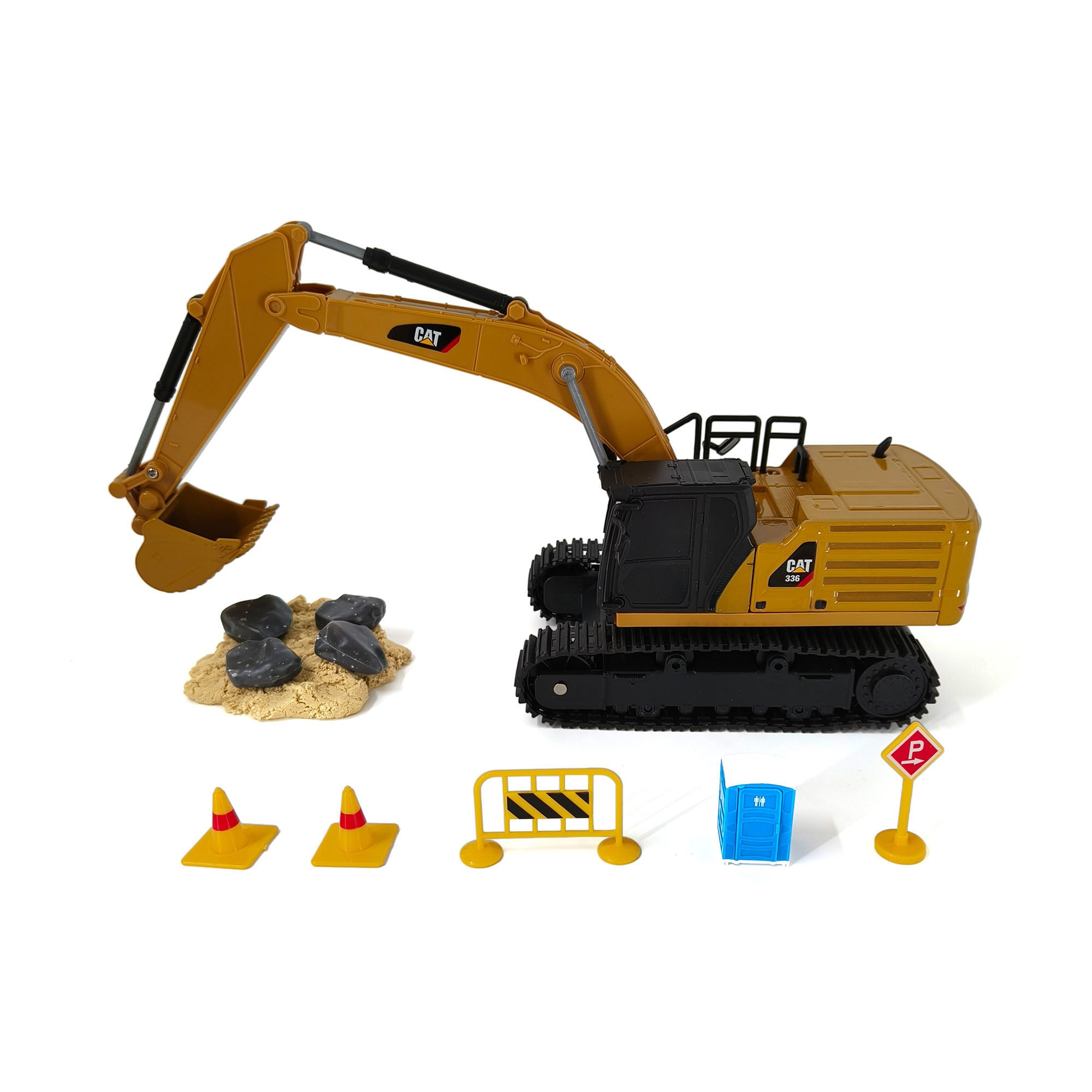 CAT 336E 320 2台セット Cat 336 Next Gen. Tracked Excavator Toy with accessories 1:32