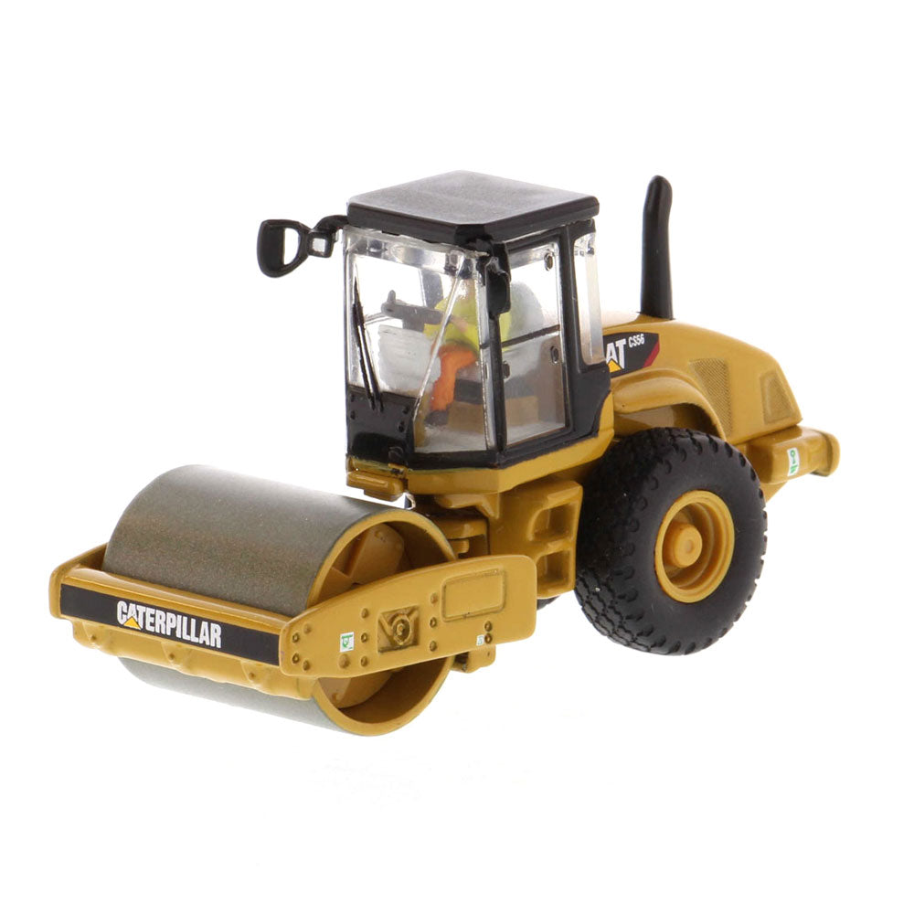 Diecast Masters 85246 cat cs56 smooth drum vibratory soil compactor 1:87 1