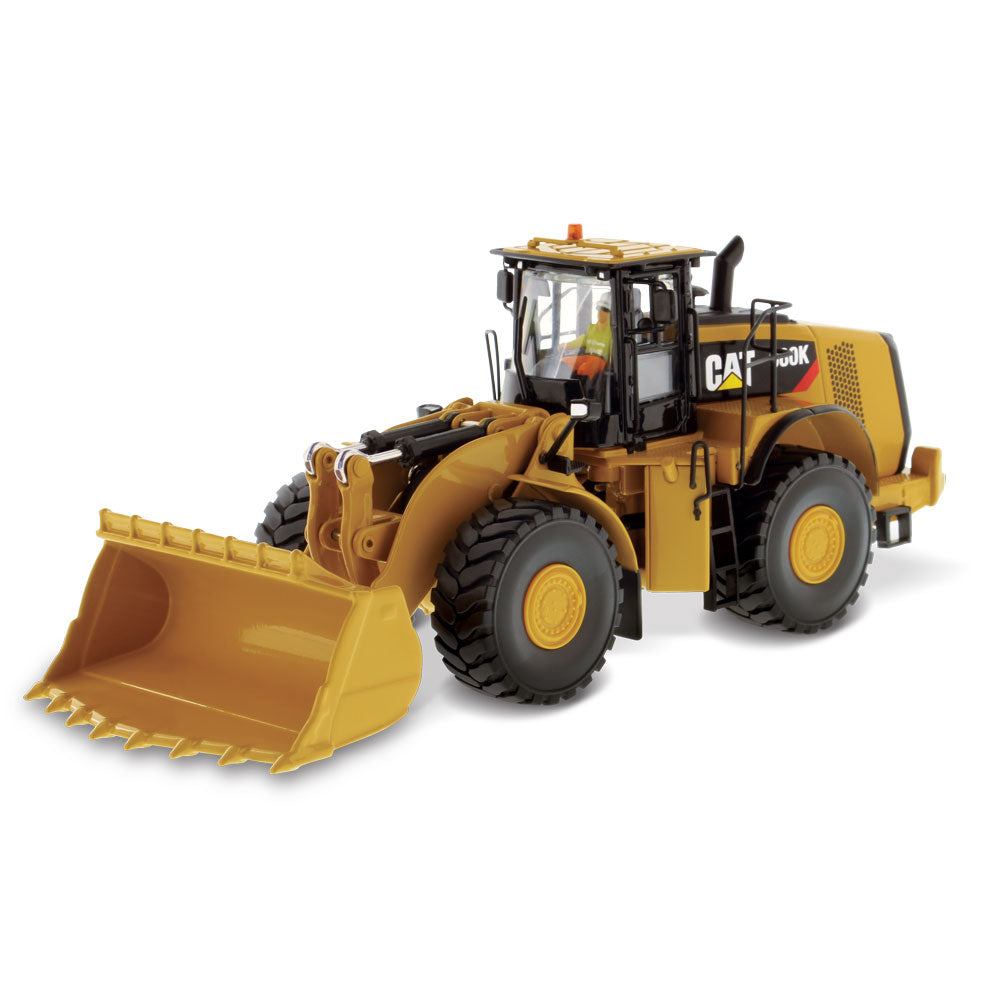 Diecast Masters 85296c cat 980k radlader w rockcon 1:50 1