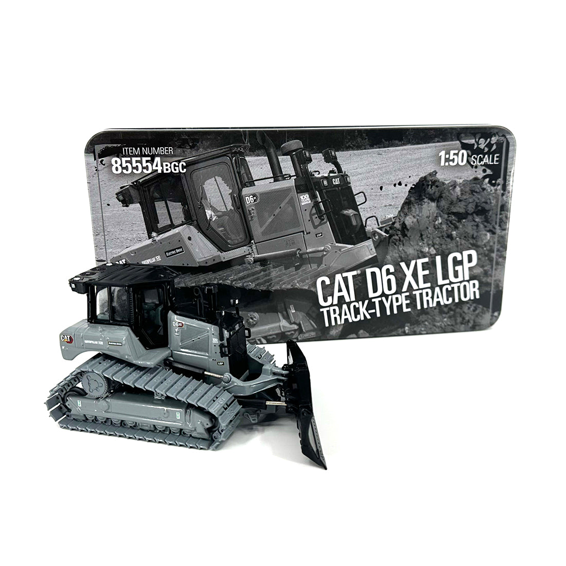 CAT D6 XE LGP 100周年限定カラー(1/50)グレー キャタピラー Diecast Masters 85554BGC Cat D6 XE LGP Bulldozer Centennial gray