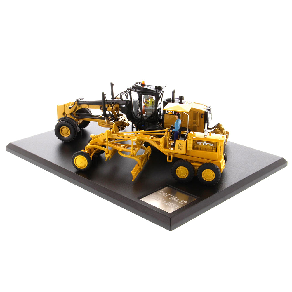 Diecast Masters 85560 Cat Road Grader No.12 & 12M3 Set