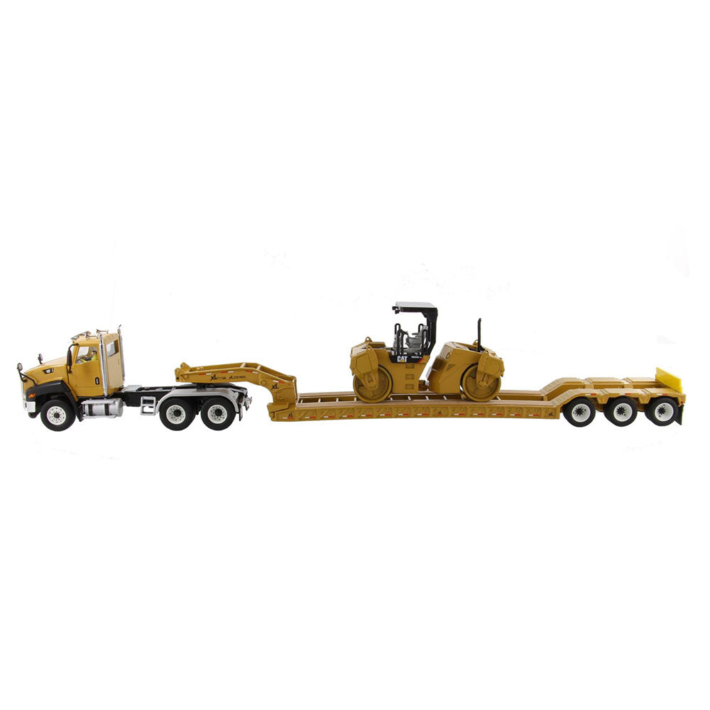 
                  
                    Diecast Masters 85601c cat ct660 day cab tractor kl120 low profile hdg trailer with cb 534d 1:50 6
                  
                