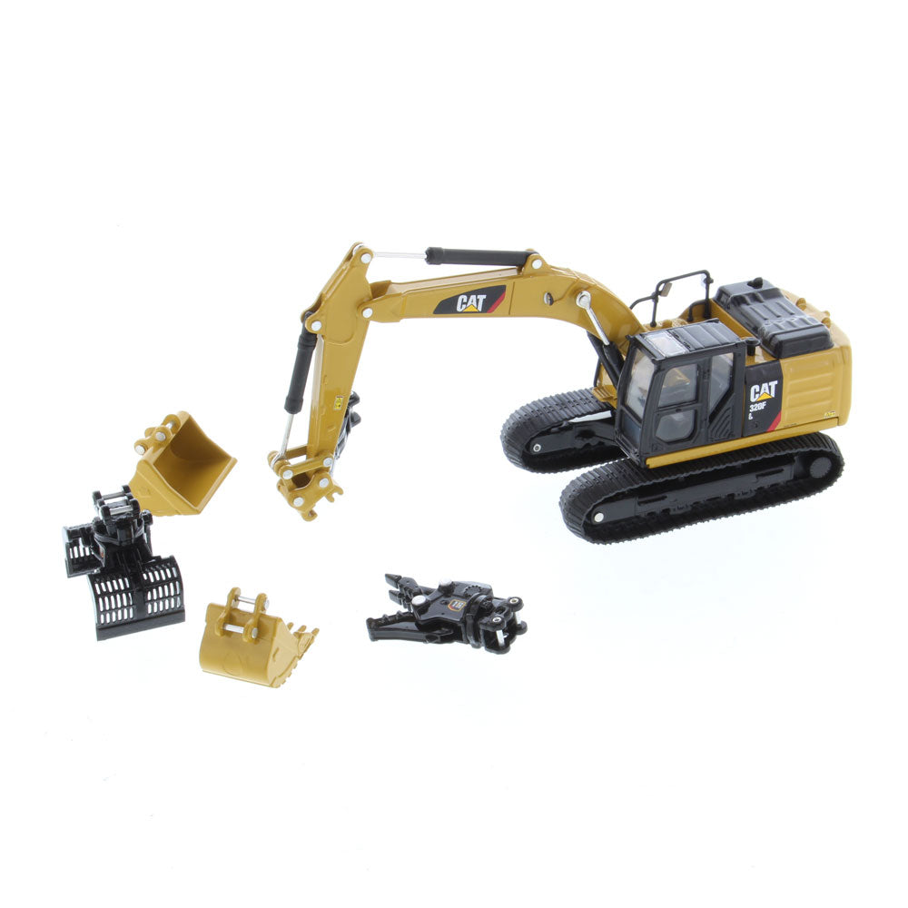 Diecast Masters 85636 cat 320f l hydraulik bagger mit 5 werkzeugen 1:64 1