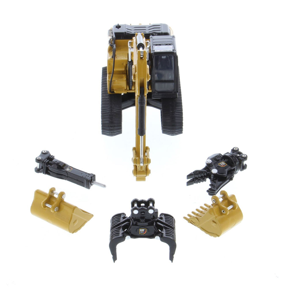 Diecast Masters 85636 Cat 320F L Hydraulic Excavator with 5 Tools