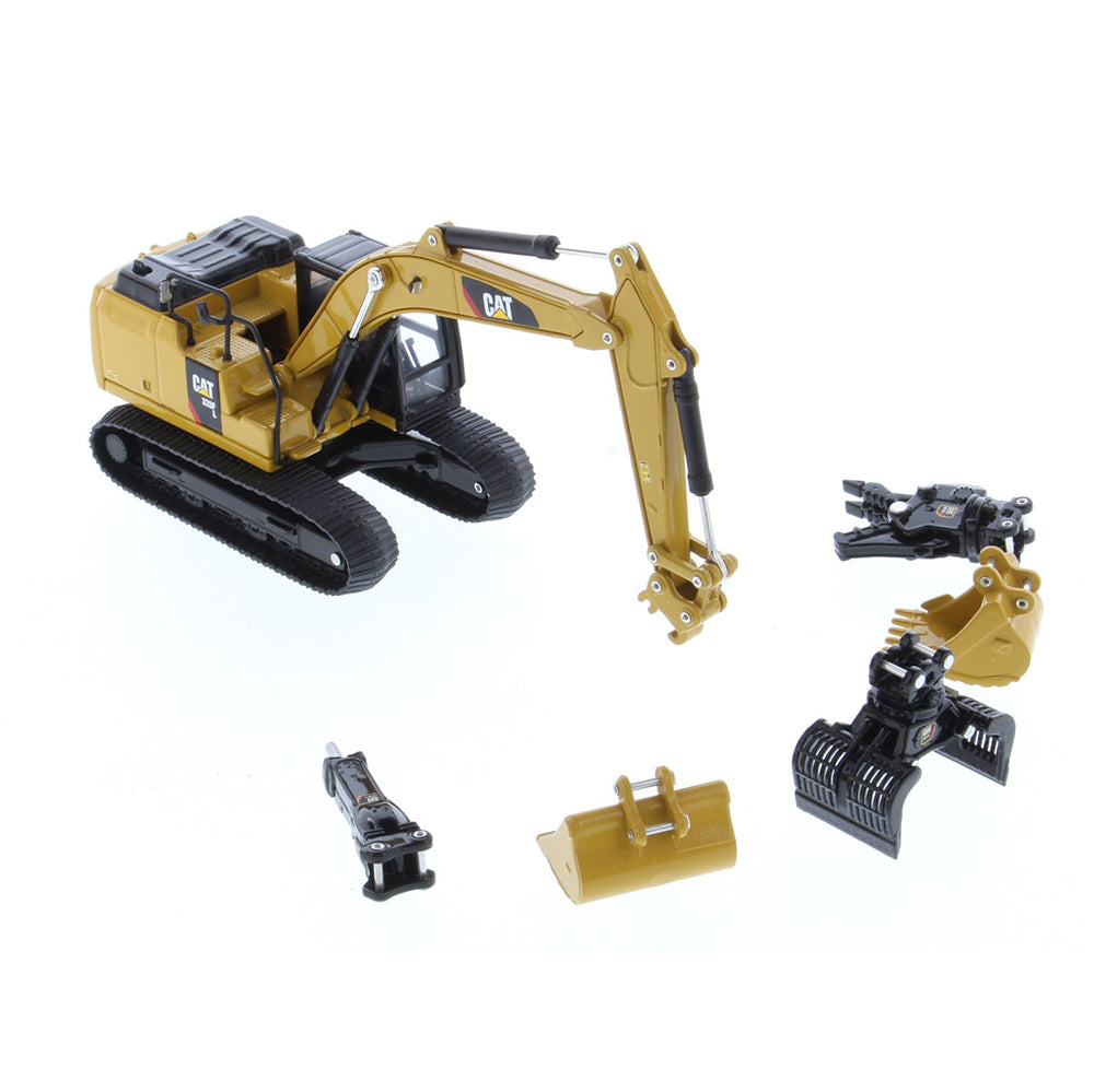 Diecast Masters 85636 cat 320f l hydraulik bagger mit 5 werkzeugen 1:64 2