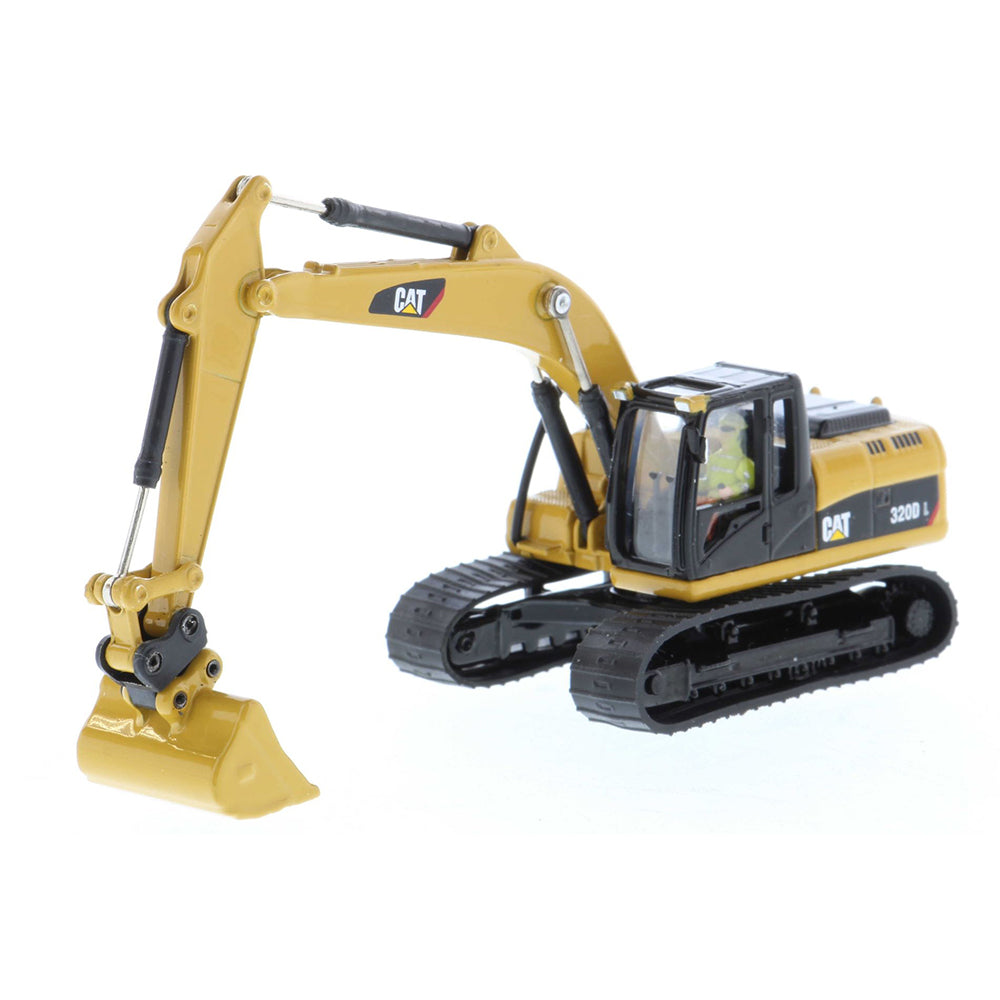 Diecast Masters 85652 cat 320d l hydraulik bagger mit verschiedenen werkzeugen 1:87 1