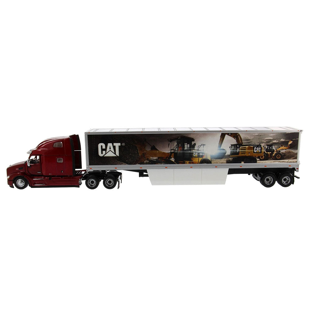
                  
                    Diecast Masters 85665 lkw peterbilt 579 day cab w cat mural trailers 1:50 8
                  
                