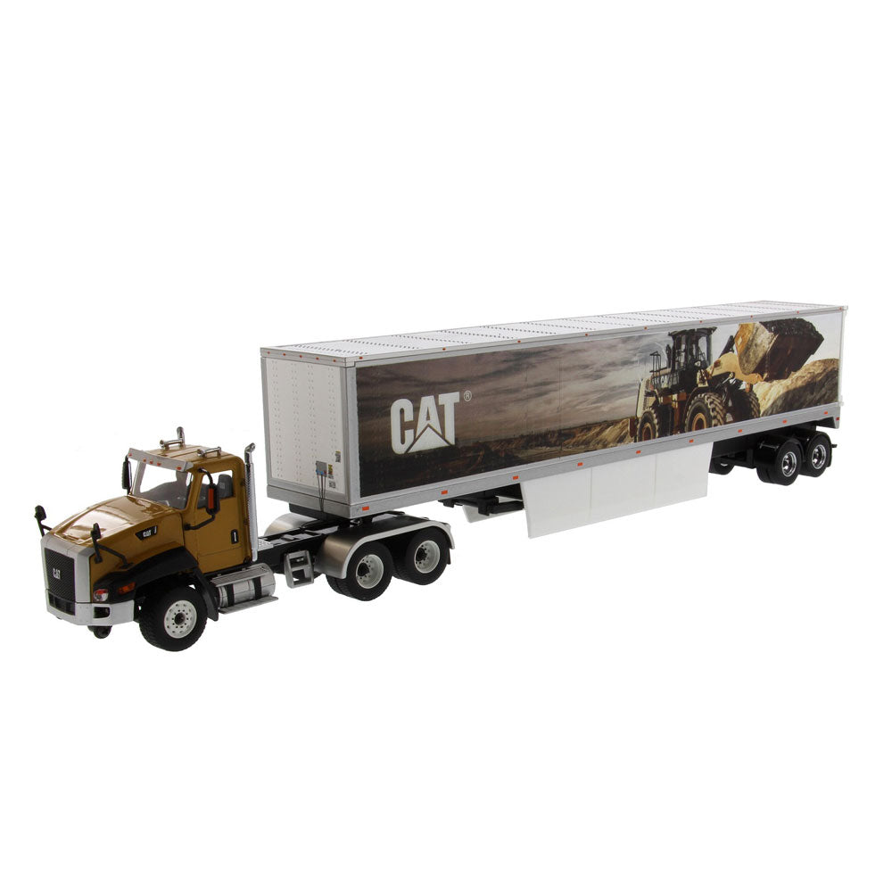 Diecast Masters 85666c lkw cat ct660 w cat mural trailers 1:50 1