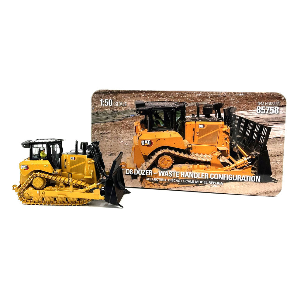 Diecast Masters 85758 cat d8 bulldozer mull recycling 1:50 2