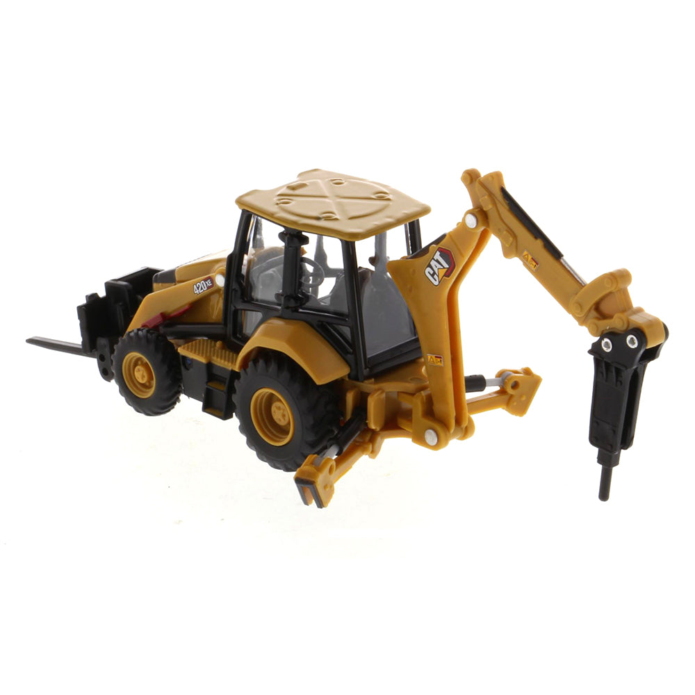 Diecast Masters 85765 Cat 420 XE Side Loader with Tools 1:64