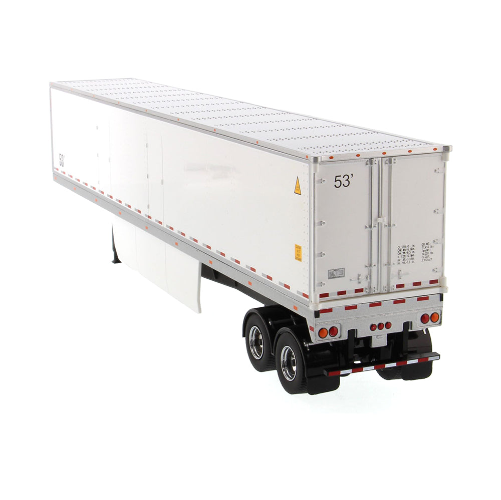 Diecast Masters 91021 53ft Dry Cargo Van Trailer White 1:50