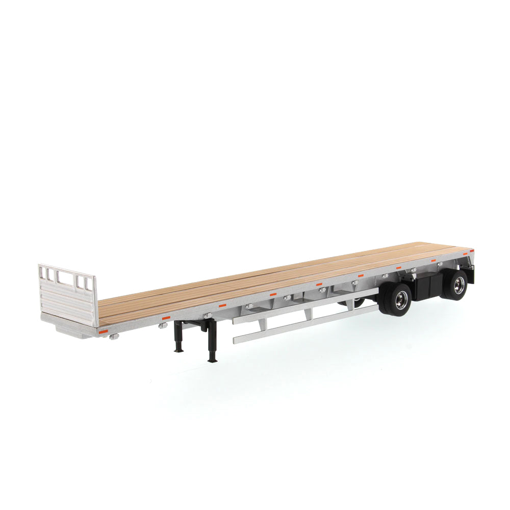 Diecast Masters 91023 53ft flat bed trailer silver 1:50 1