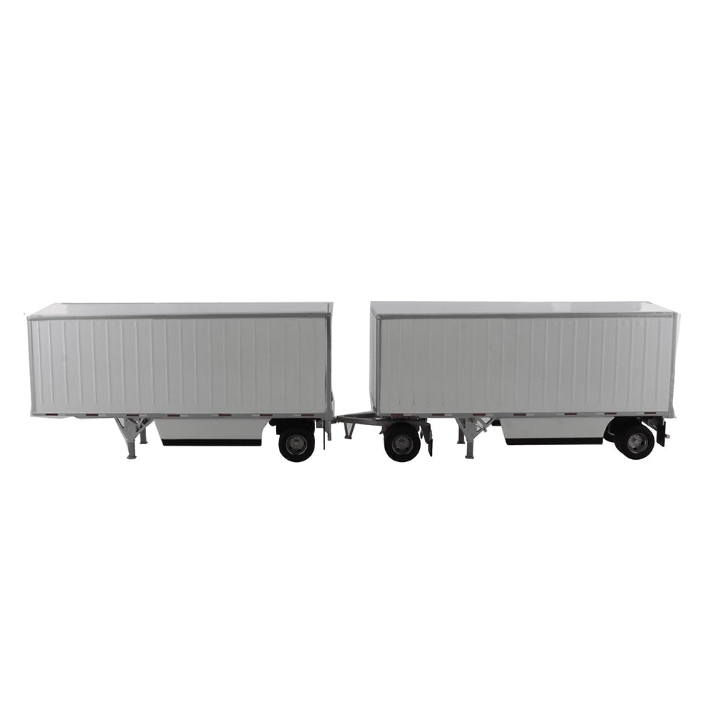 
                  
                    Diecast Masters 91036 wabash national 28ft pup trailers x 2 with dolly weiss 1:50 5
                  
                