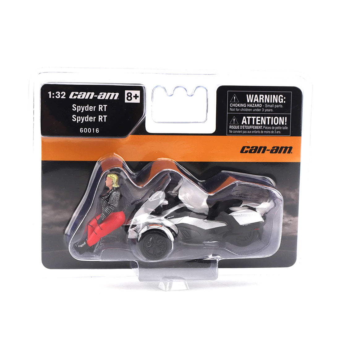 Can Am Ryker Knight Rider Car 1:32 Diecast Can-Am Spyder RT Model