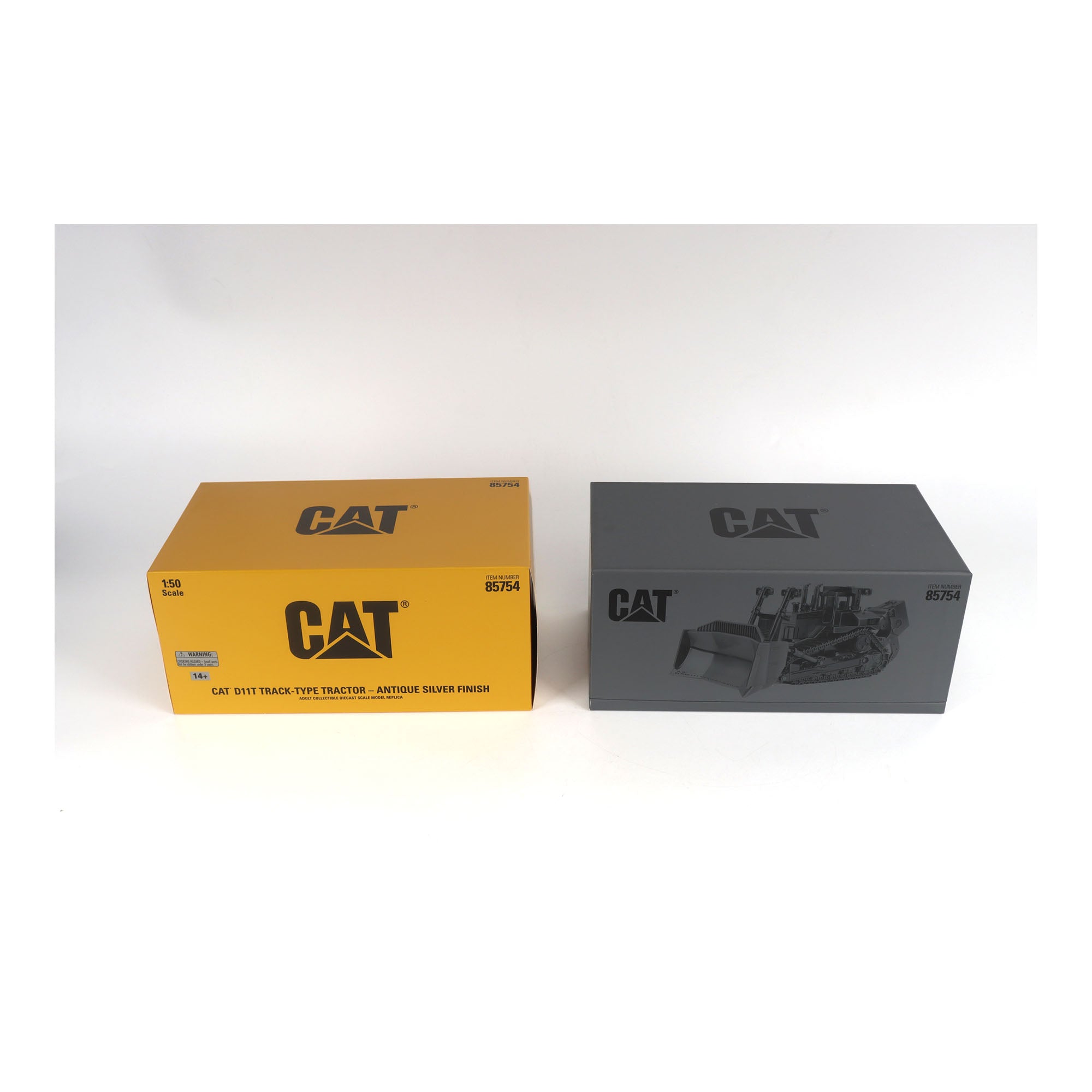 Diecast Masters 85754 Cat D11T Track-Type Tractor Silver Finish 1
