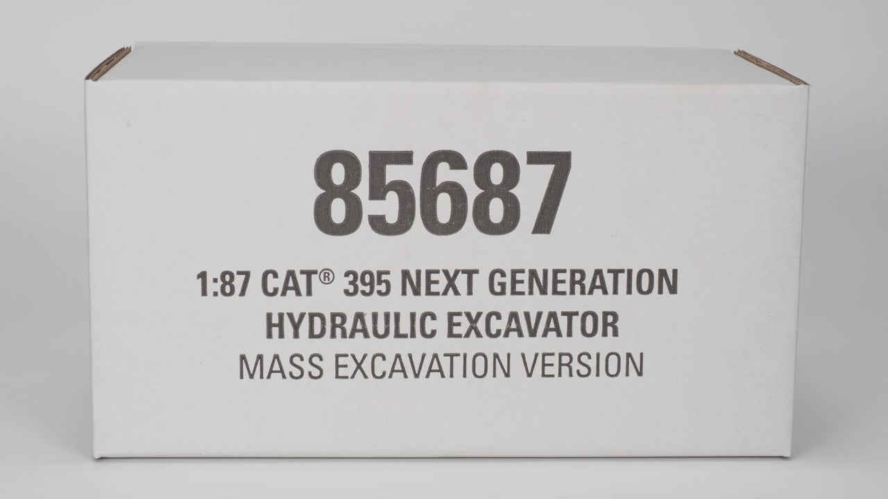 Diecast Masters 85687 cat 395 hydraulik bagger me version 1:87 Video